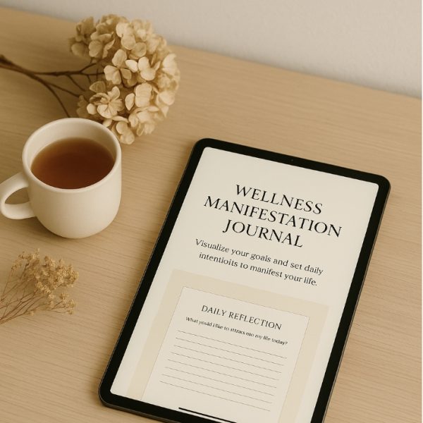 Product Image and Link for Wellness Manifestation Journal – 30-Day Guided Printable (Digital Download)